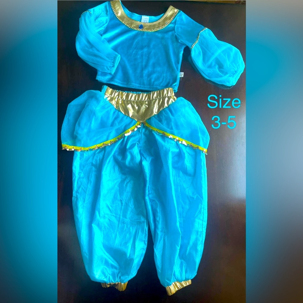 Little Adventure Jasmine dress up costume Size 3-5